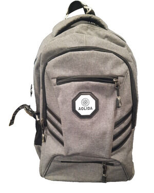 Aolida 1975 Limited Edition Backpack 18” Gray Black Lots of compartments